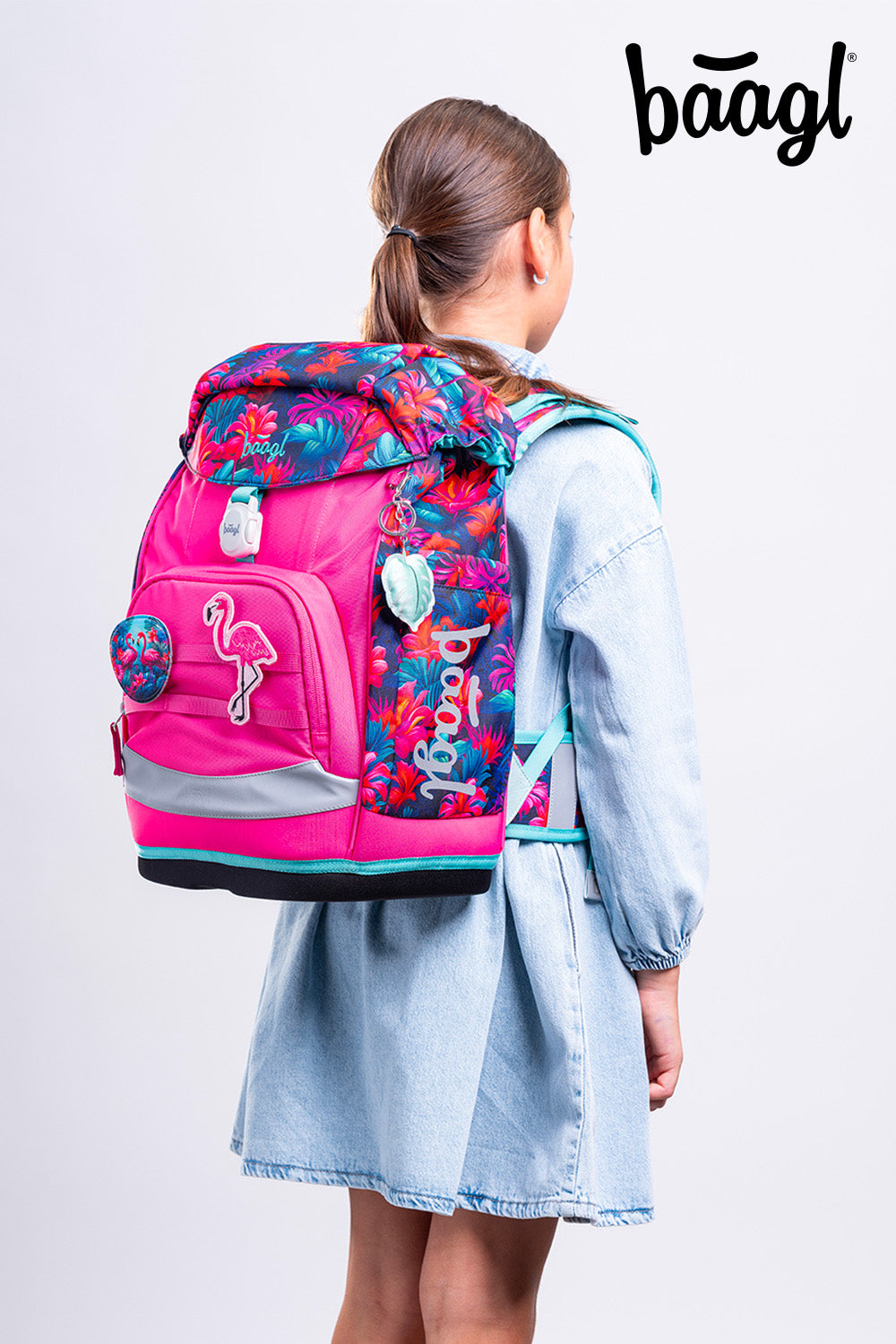 School backpack Airy Plus Flamingos