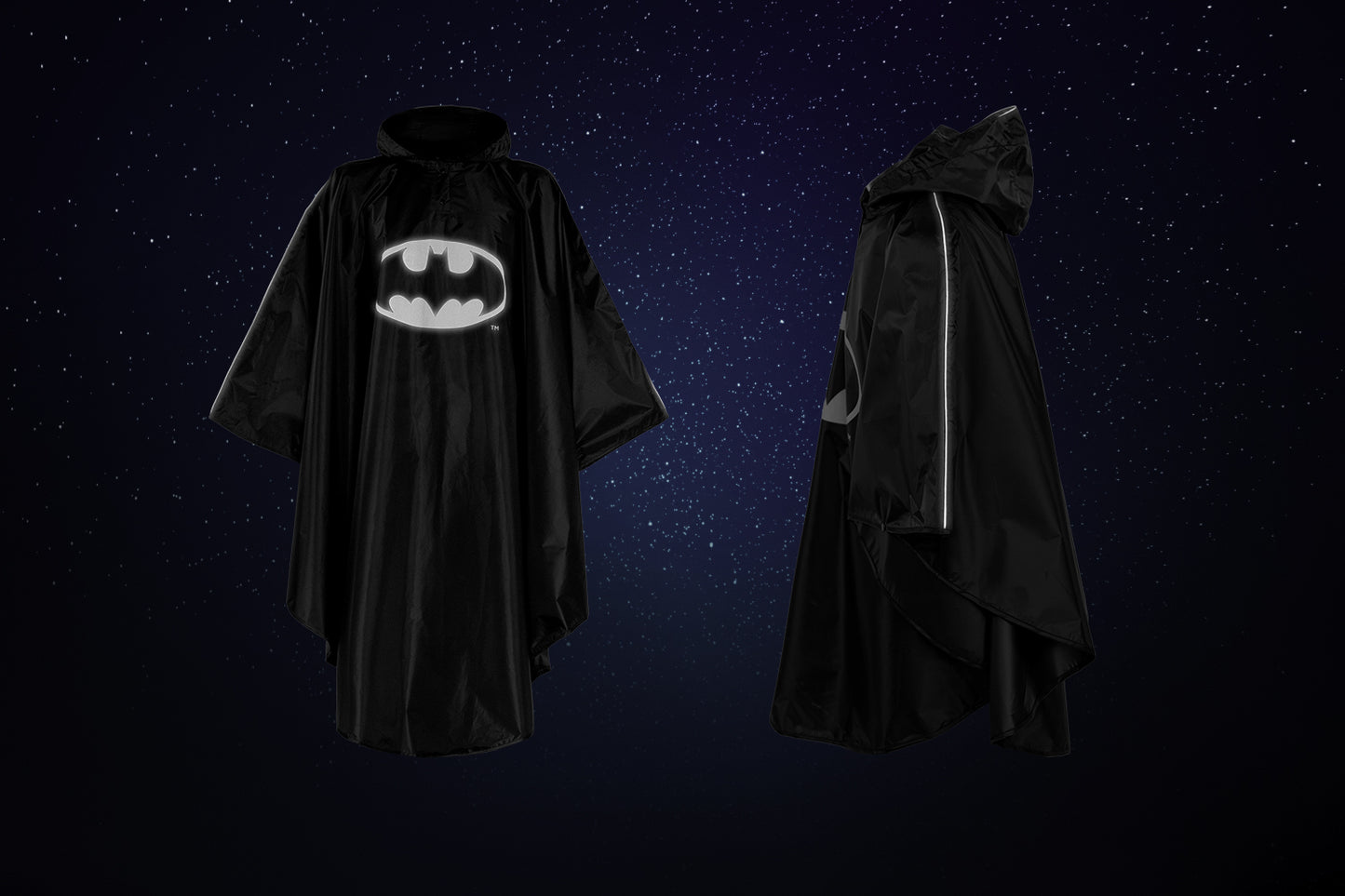Outdoor Rain pončo Batman Logo size M (130 -150 cm)