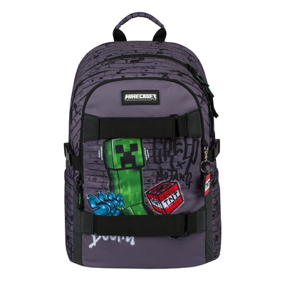 School Backpack Skate Minecraft TNT