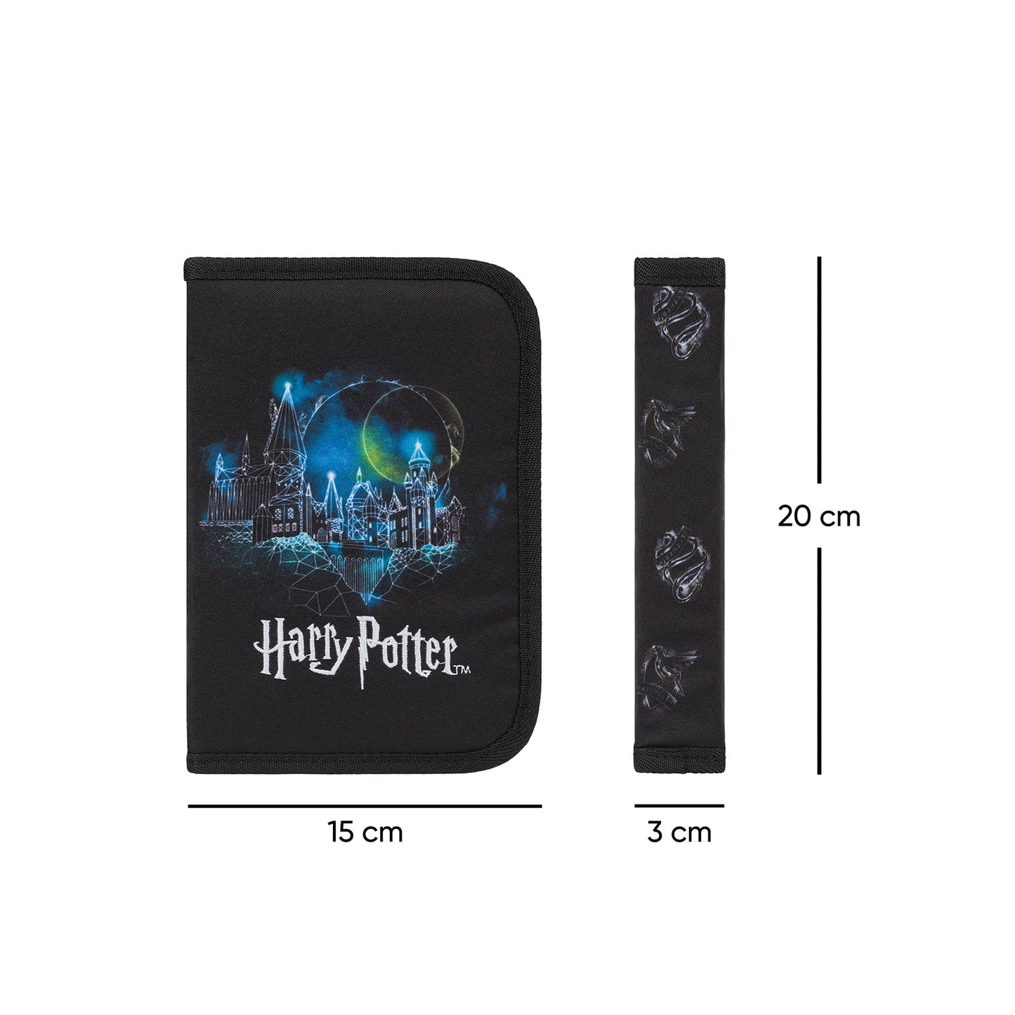One-tier pencil case Harry Potter Hogwarts Lumos