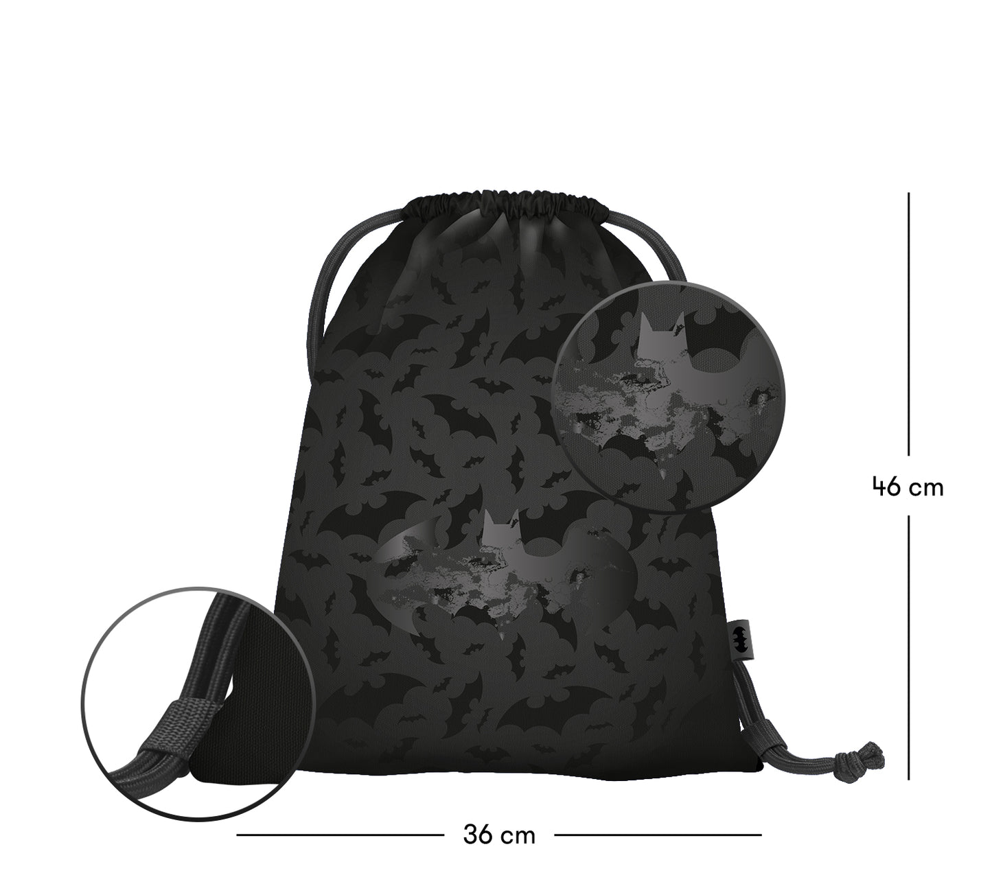 Gym sack Batman Black