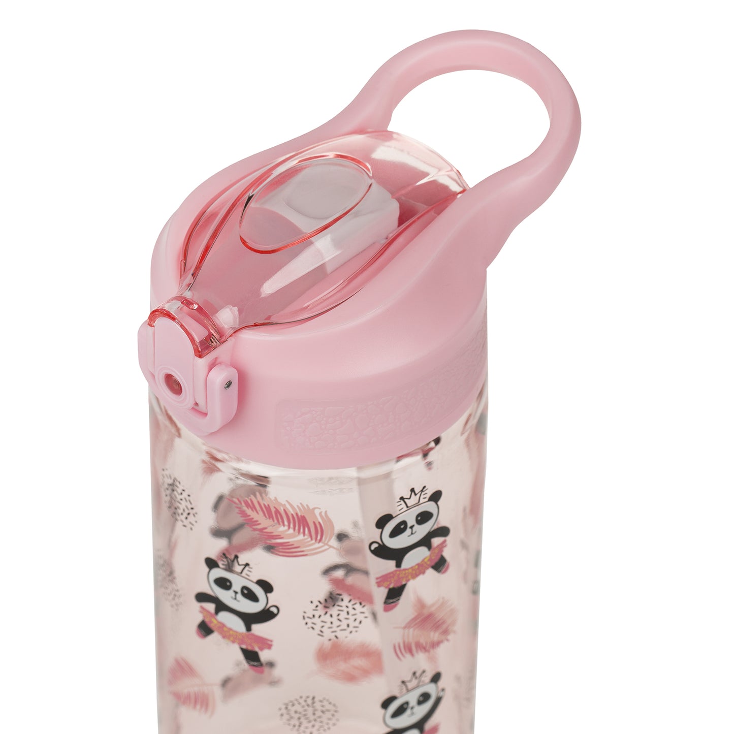 Tritan bottle with straw Panda, 500 ml