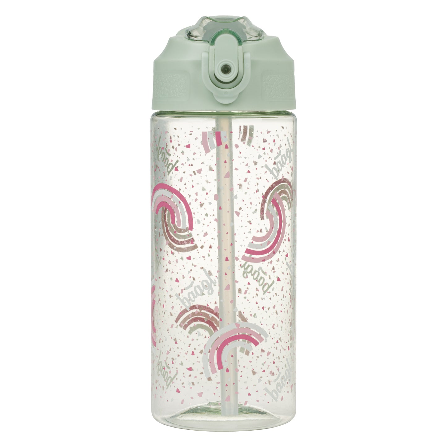 Tritan bottle with straw Rainbow, 500 ml