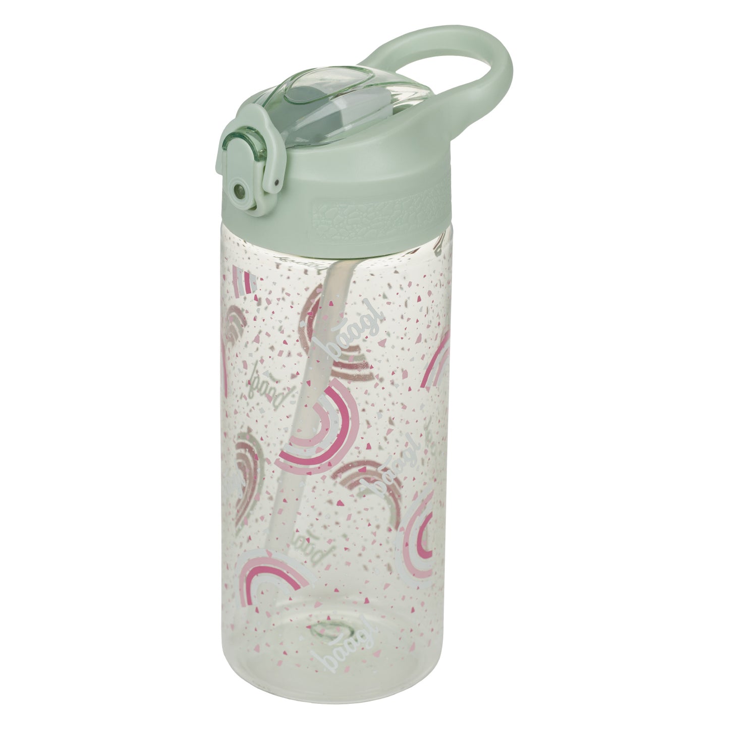 Tritan bottle with straw Rainbow, 500 ml