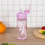 Tritan bottle with straw Rainbow Unicorn, 500 ml