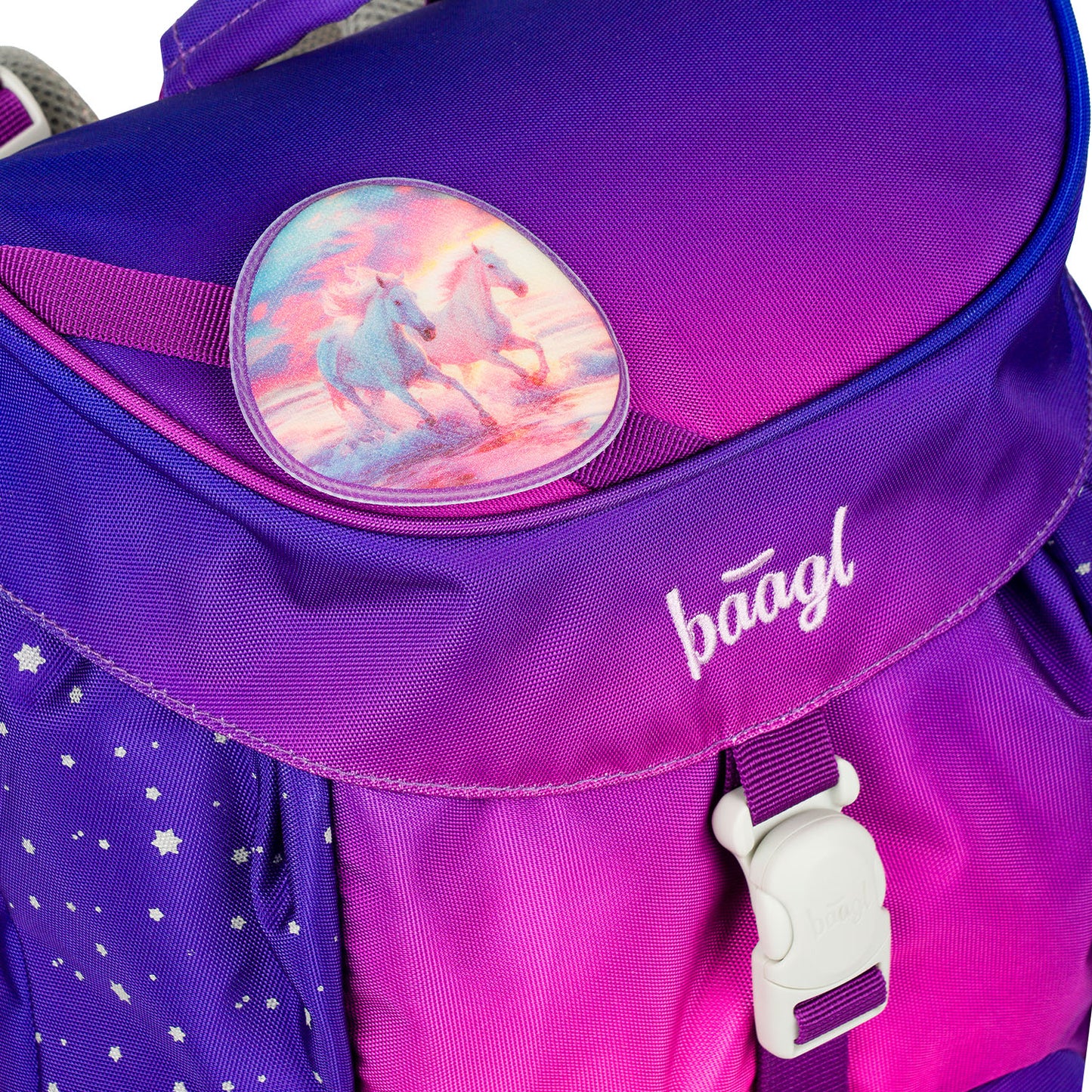 School backpack Airy Horses heart