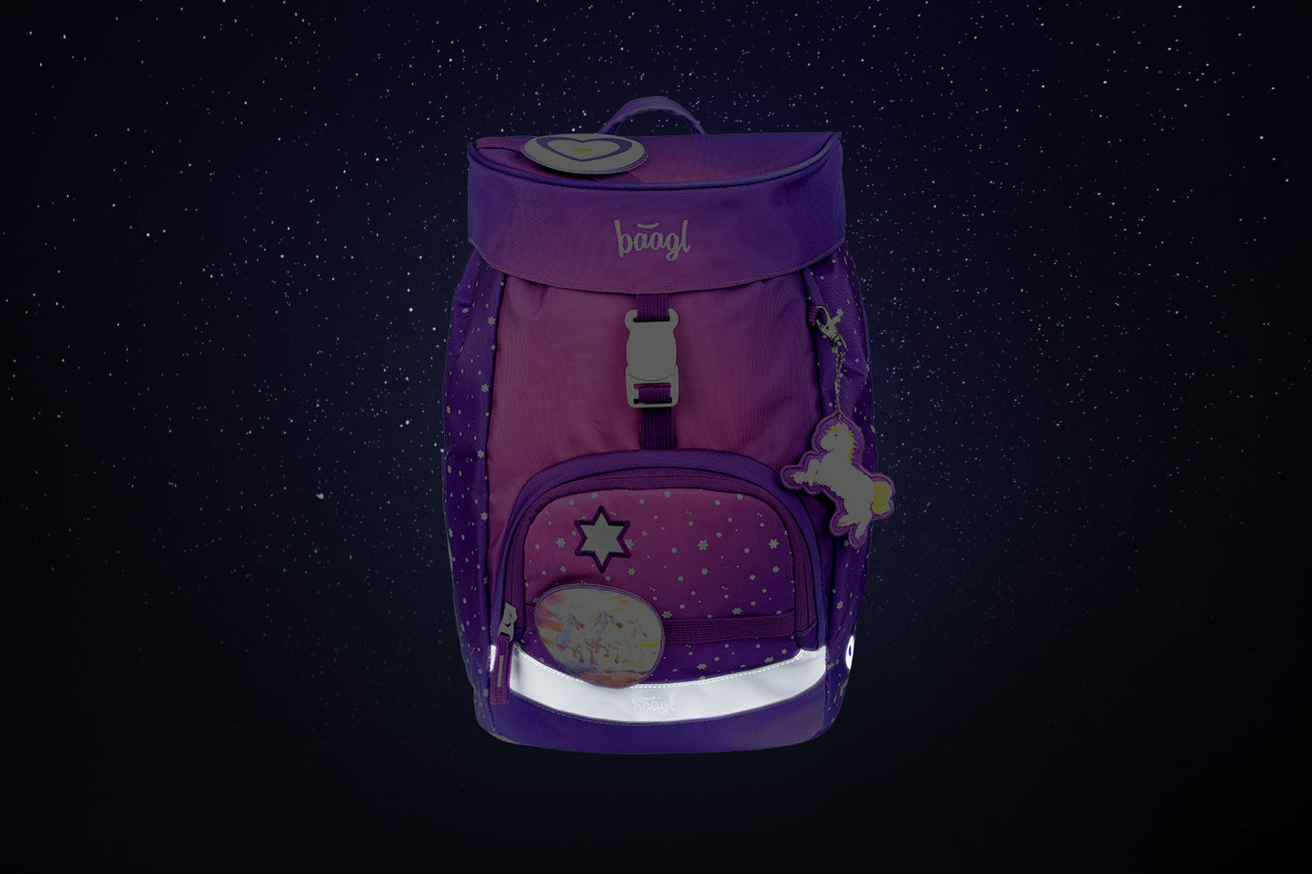 School backpack Airy Horses heart