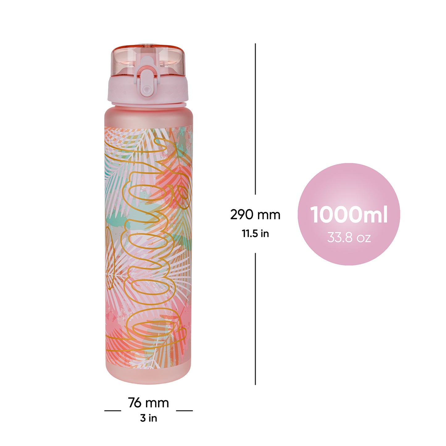 Tritan bottle Sunset, 1000 ml