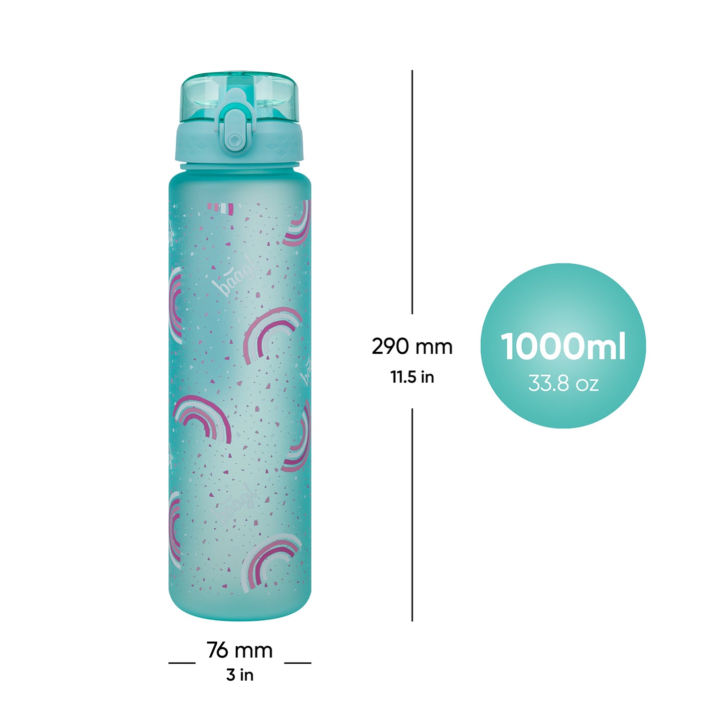 Tritan bottle Rainbow, 1000 ml