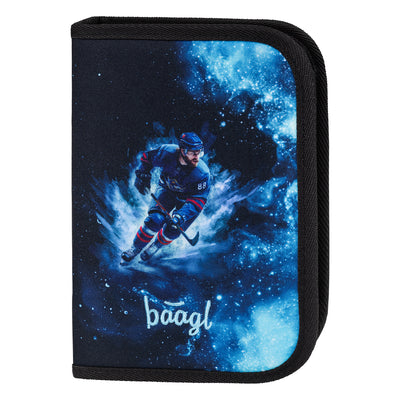 One-tier pencil case Ice hockey
