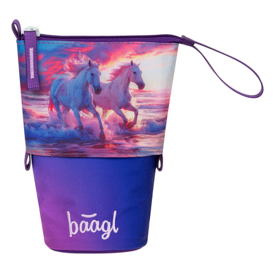 Pencil case Pop Up Horses Heart