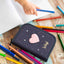 One-tier pencil case Unicorn Gold