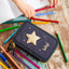 Three-tier pencil case Unicorn Gold