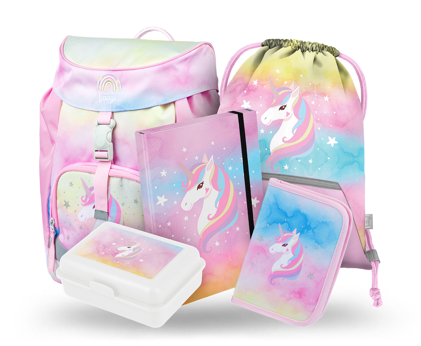 School set Airy Rainbow Unicorn II