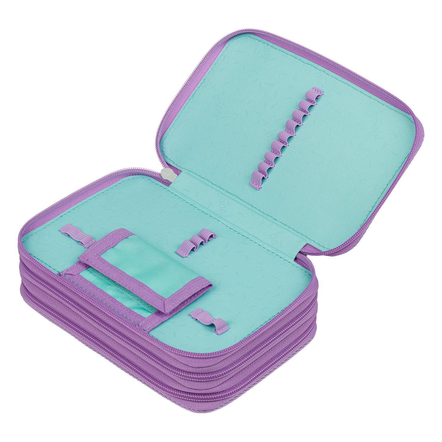 Three-tier pencil case Lavender