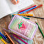 Three-tier pencil case Lavender