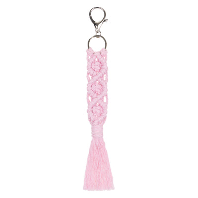 Keychain Macrame pink