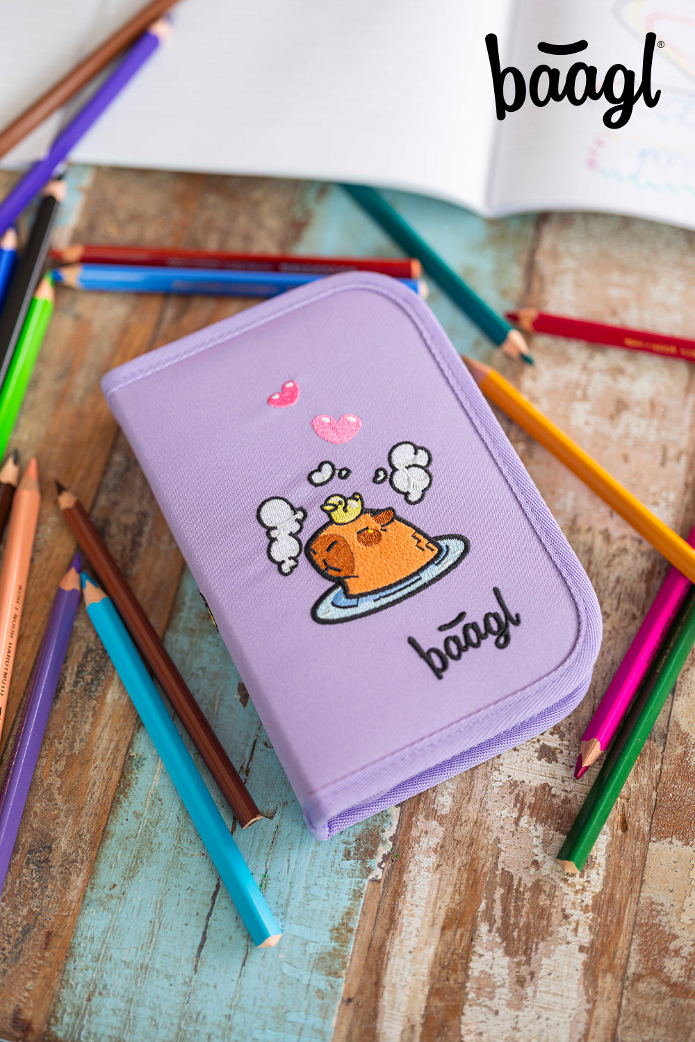 One-tier pencil case Capybara