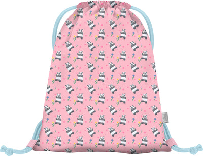 Gym sack with zip pocket Minecraft Panda