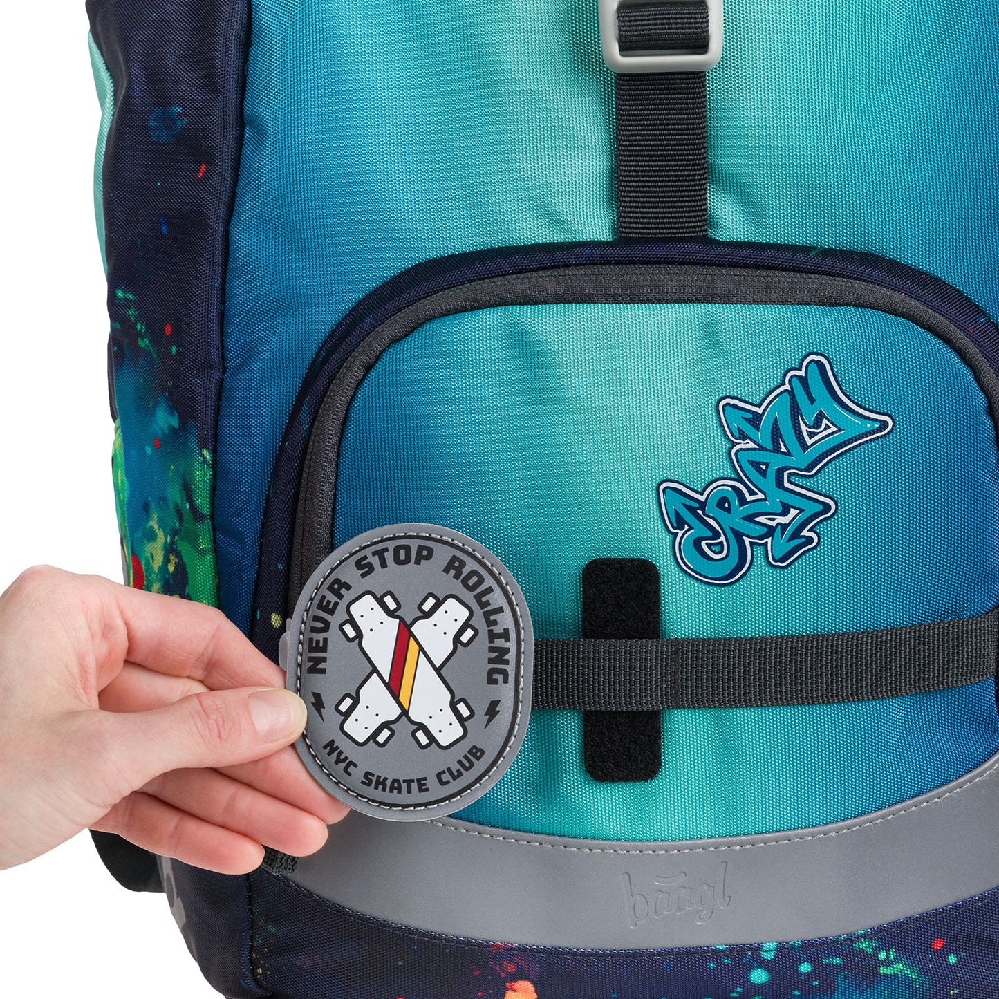 Baaglies patches 2 pcs Skate Park