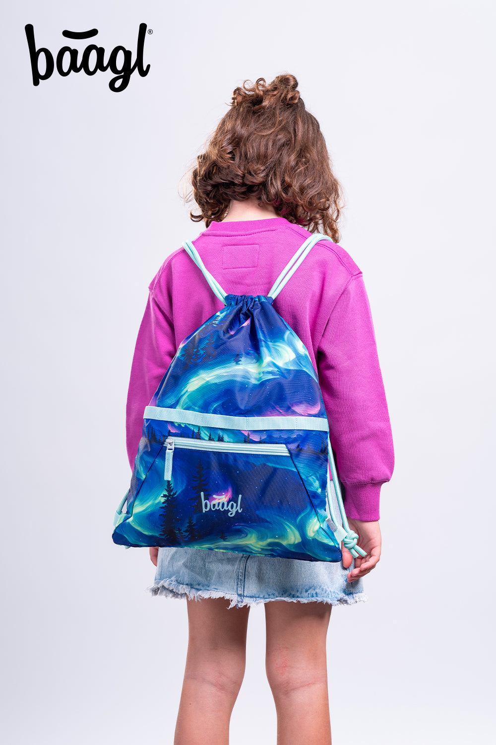 Gym sack with zip pocket Aurora