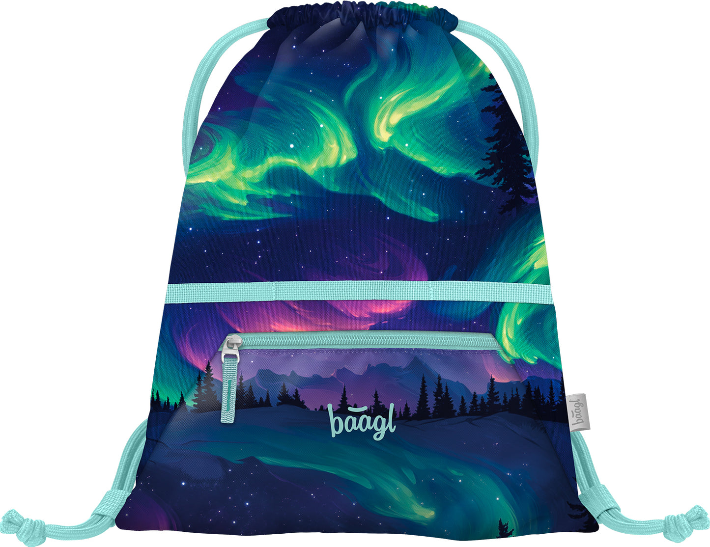 Gym sack with zip pocket Aurora