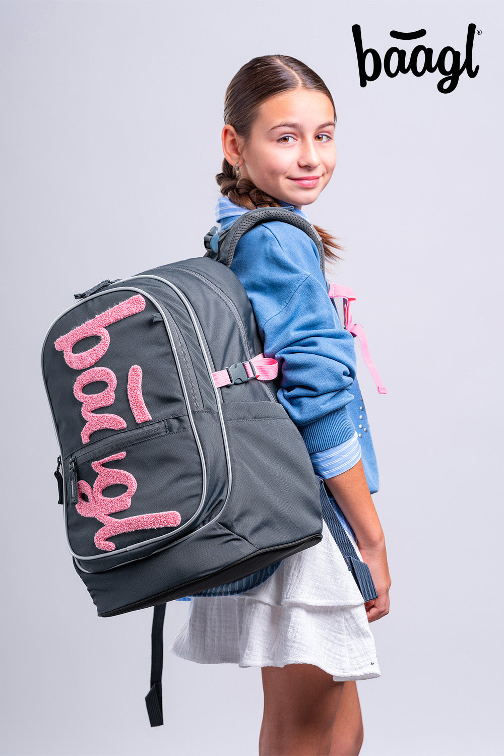 School set Core Logo pink