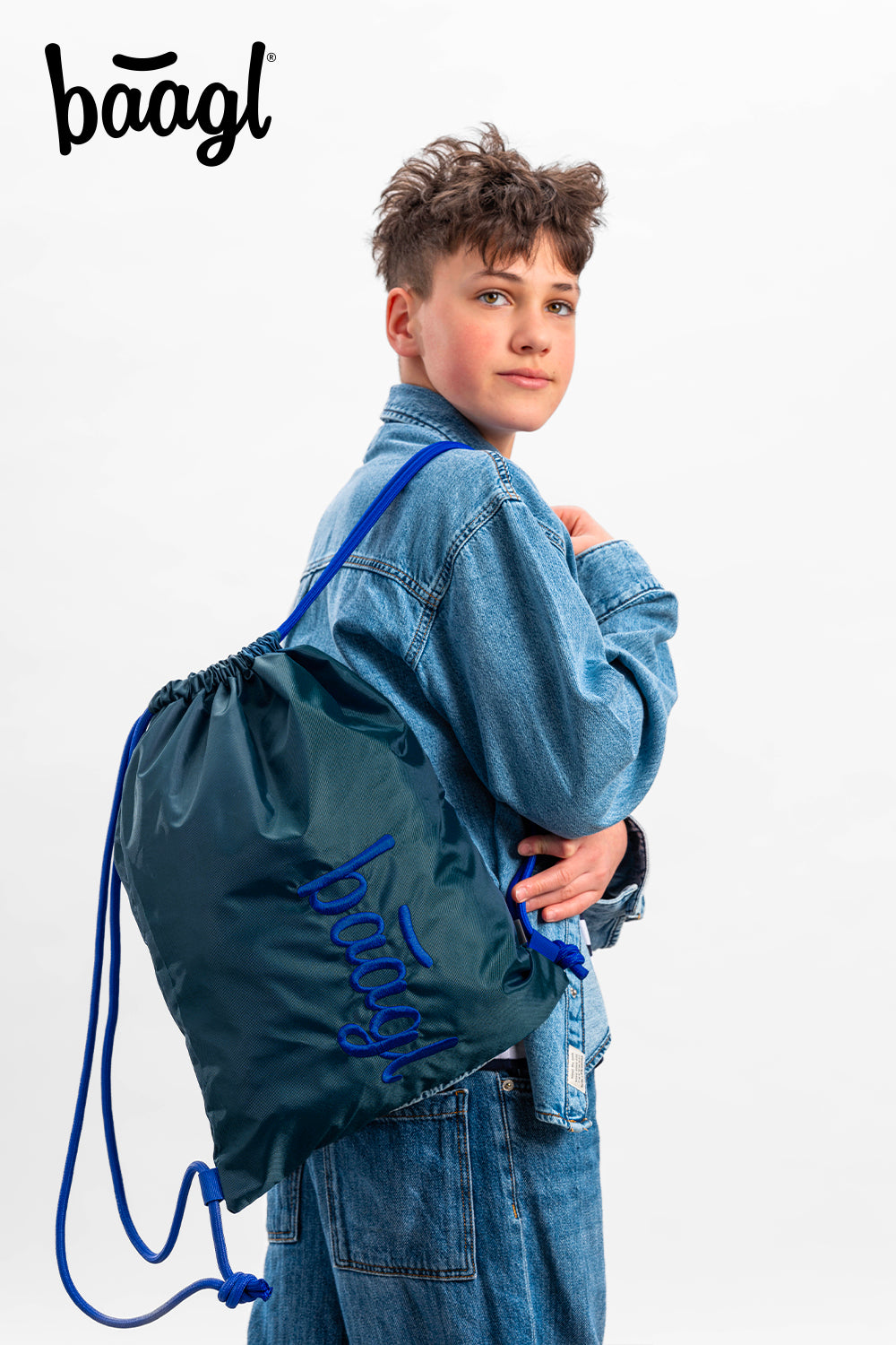 Gym sack Logo blue