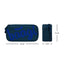 School etui Logo blue