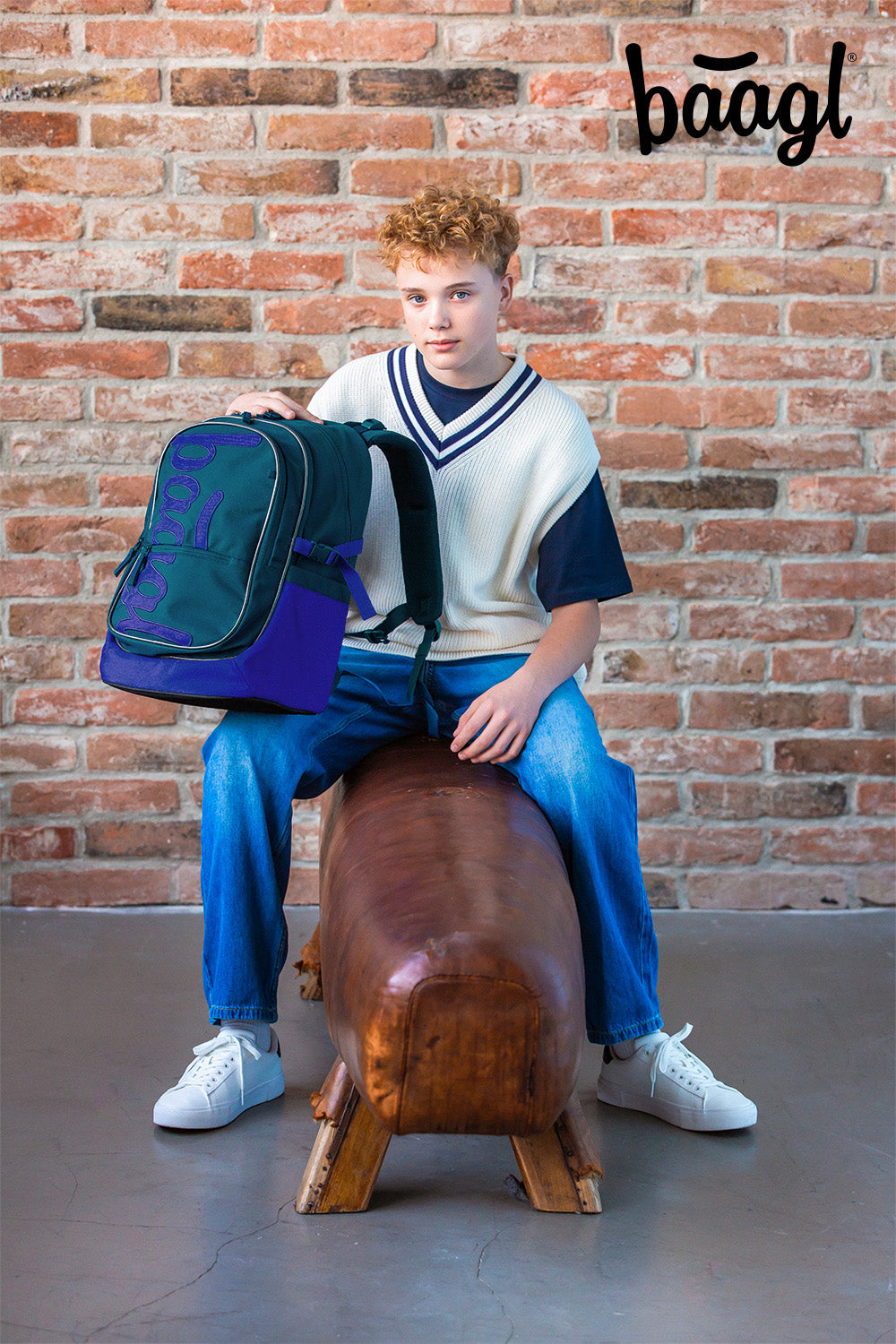 School set Core Logo blue