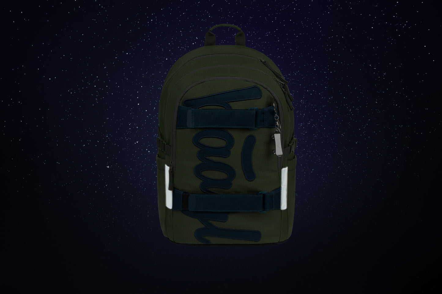 School backpack Skate Olive