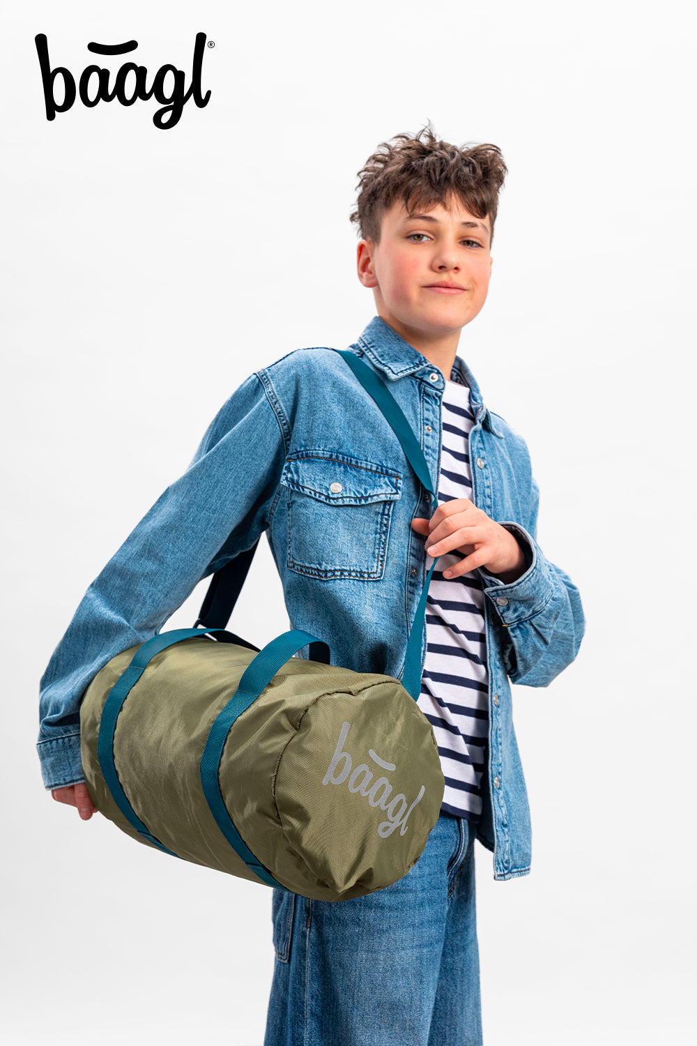 Foldable sports bag Hoop Olive