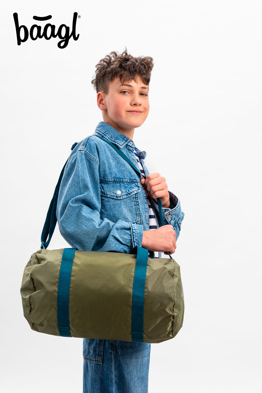 Foldable sports bag Hoop Olive