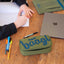 School etui Olive
