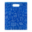 Plastic school file folder School Blue