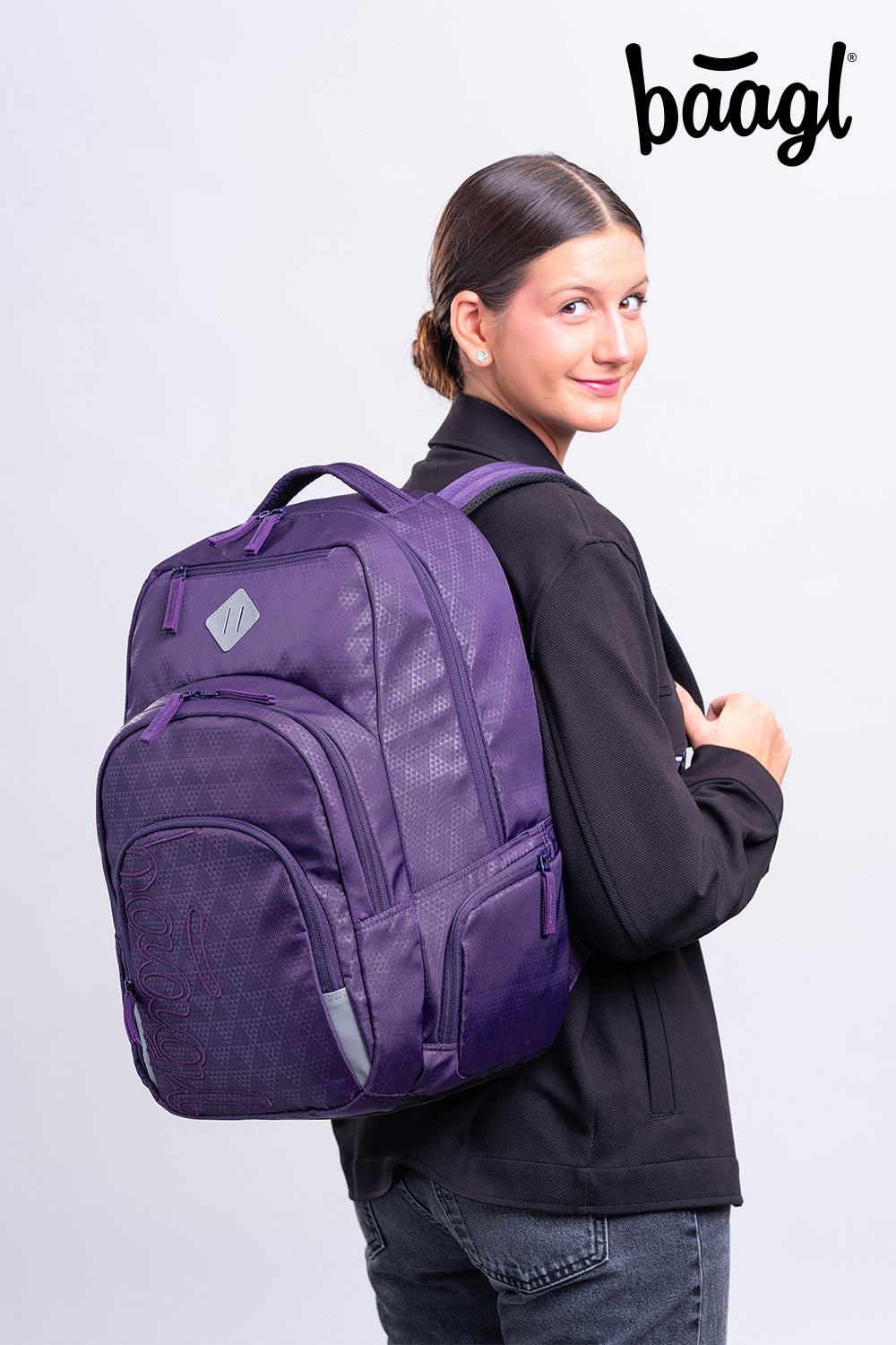 School backpack Coolmate Plum