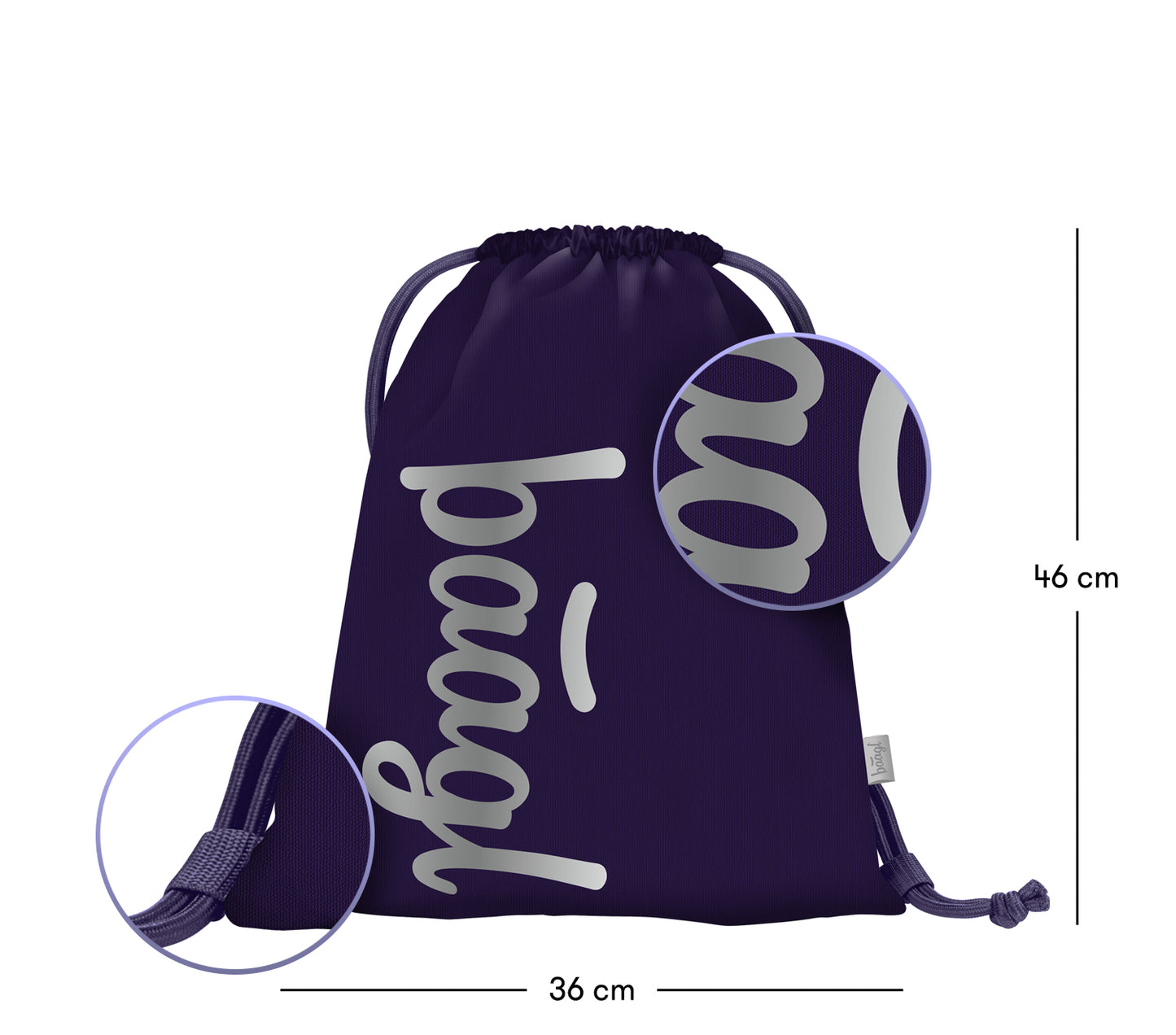 Gym sack Plum