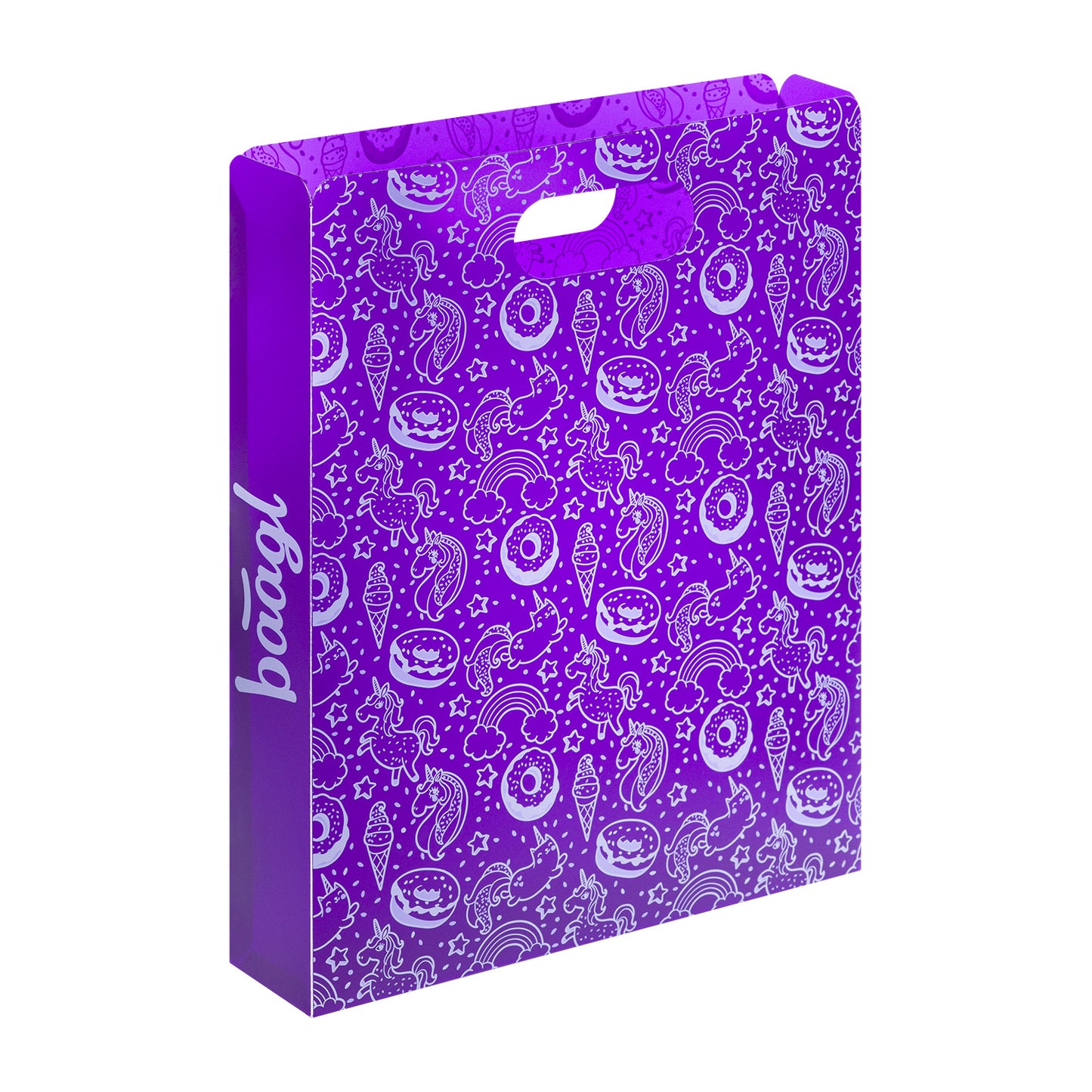 Plastic school file folder Unicorn