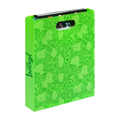 Plastic school file folder Football