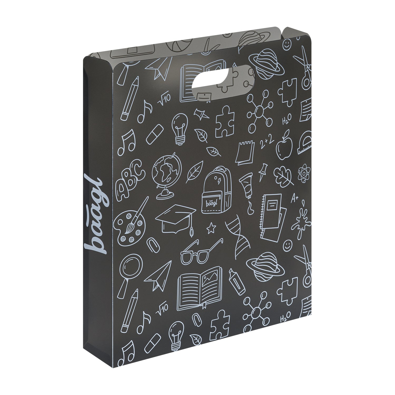 Plastic school file folder School Grey – BAAGL.COM