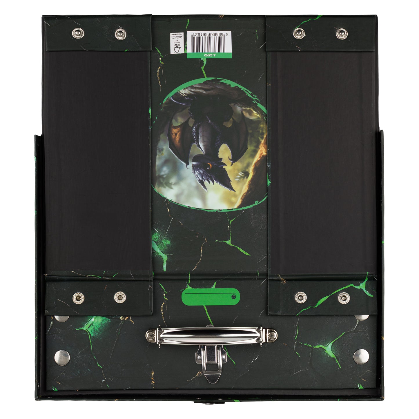 Foldable school supply box Dragons