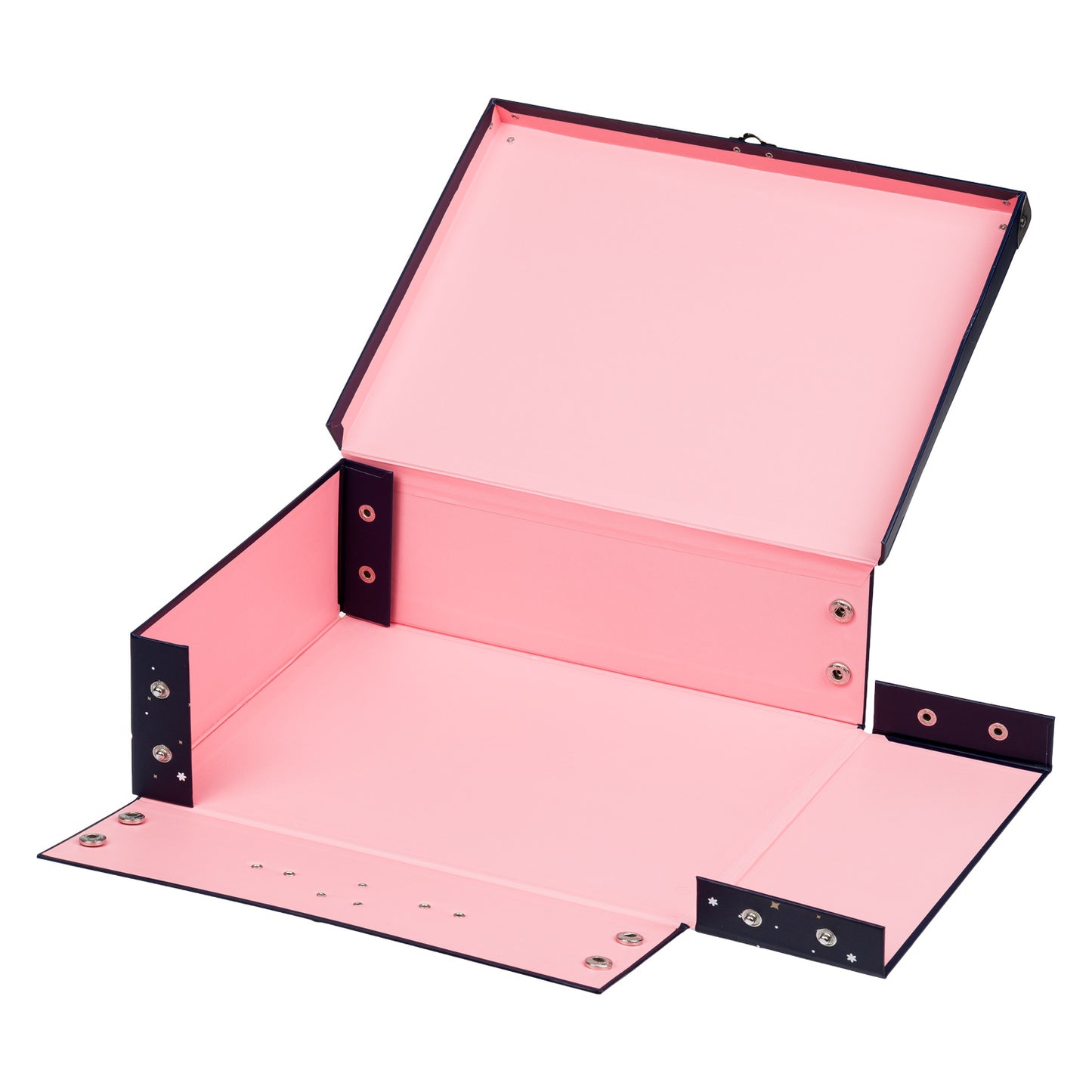 Foldable school supply box Unicorn Stars