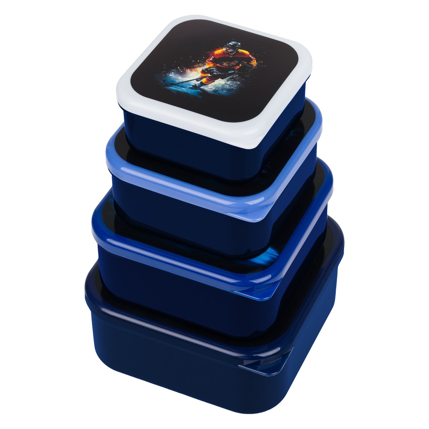 Lunch box 4 in 1 Ice Hockey