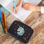 Lunch box with compartments Unicorn Gold