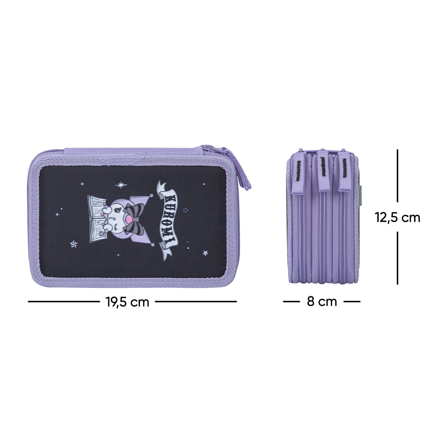 Three-tier pencil case Kuromi Fortune Dream