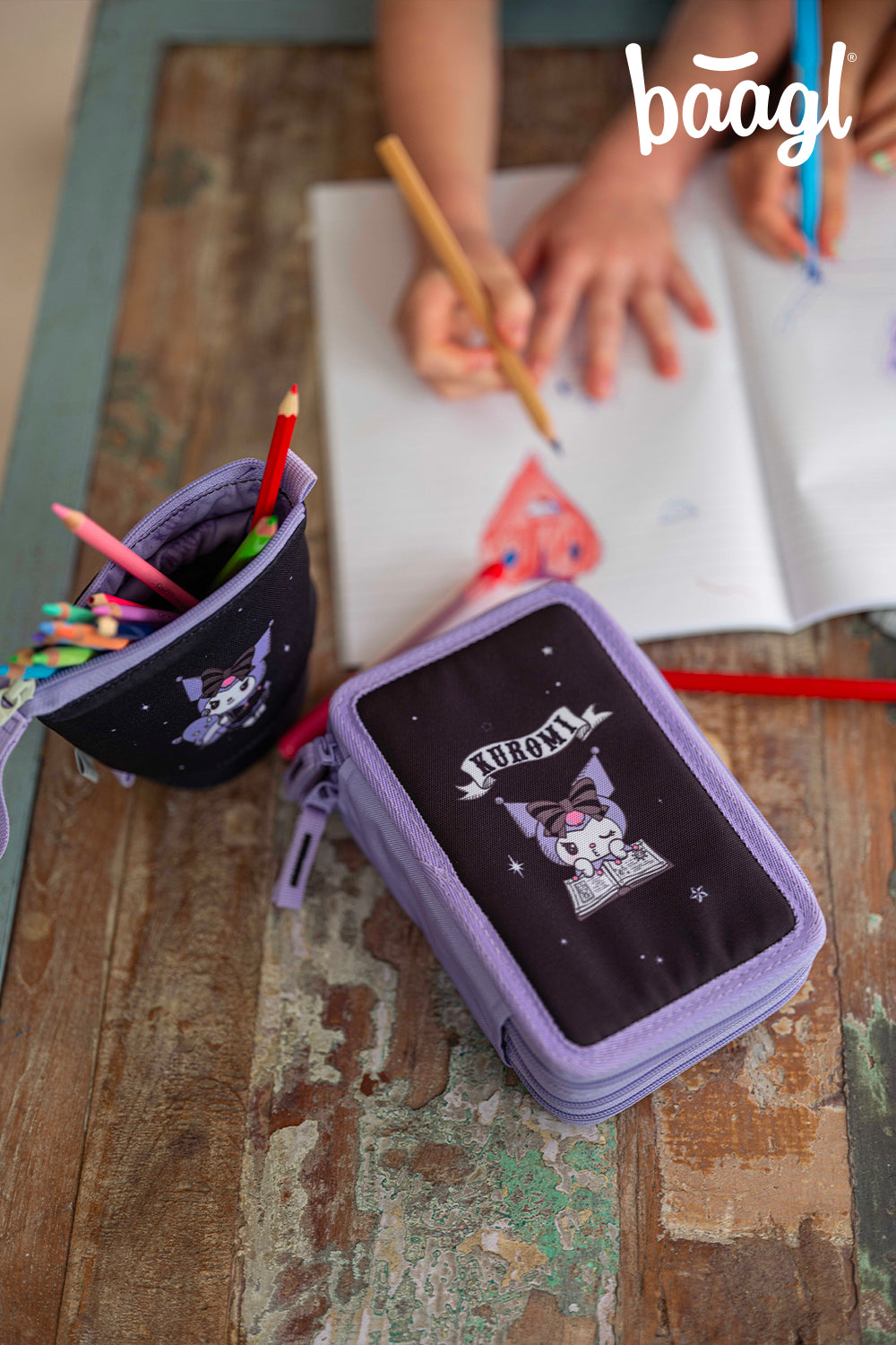 Three-tier pencil case Kuromi Fortune Dream