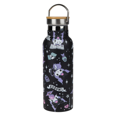Thermo bottle with bamboo lid Kuromi Fortune Dream, 500 ml