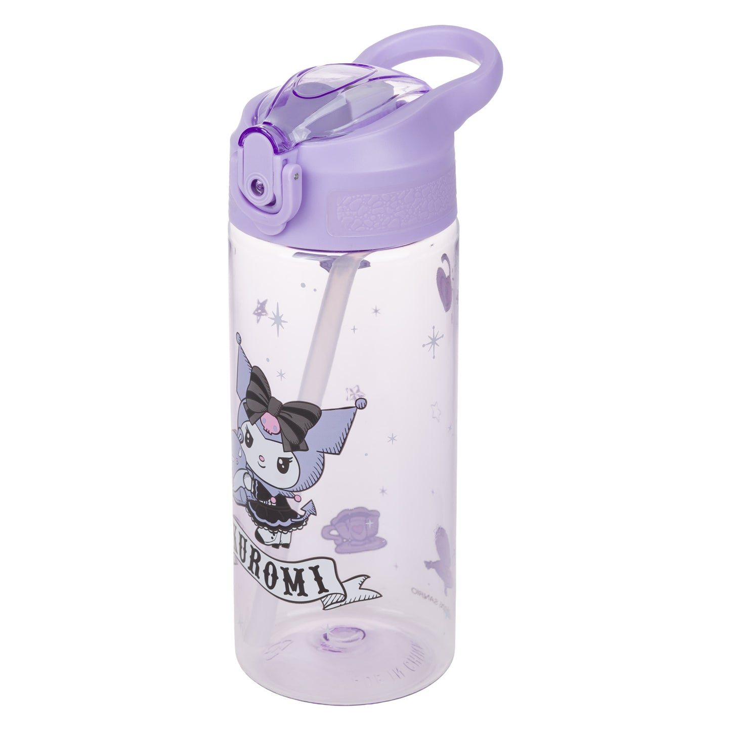 Tritan bottle with straw Kuromi Fortune Dream, 500 ml