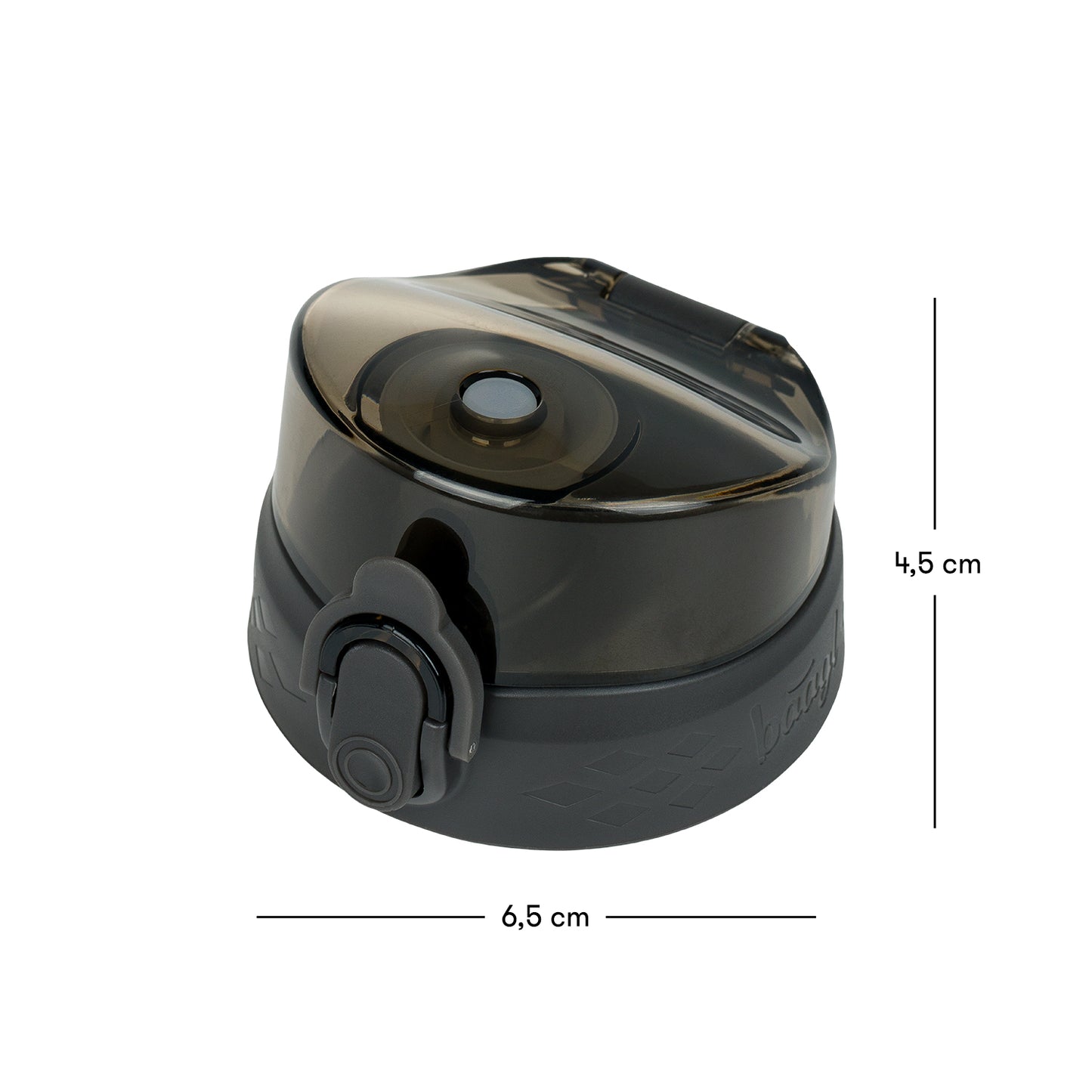 Replacement cap for BAAGL tritan bottle 500 ml, black