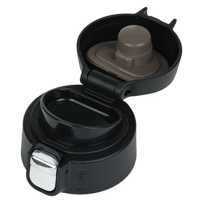 Replacement cap for BAAGL insulated bottle with push button, black